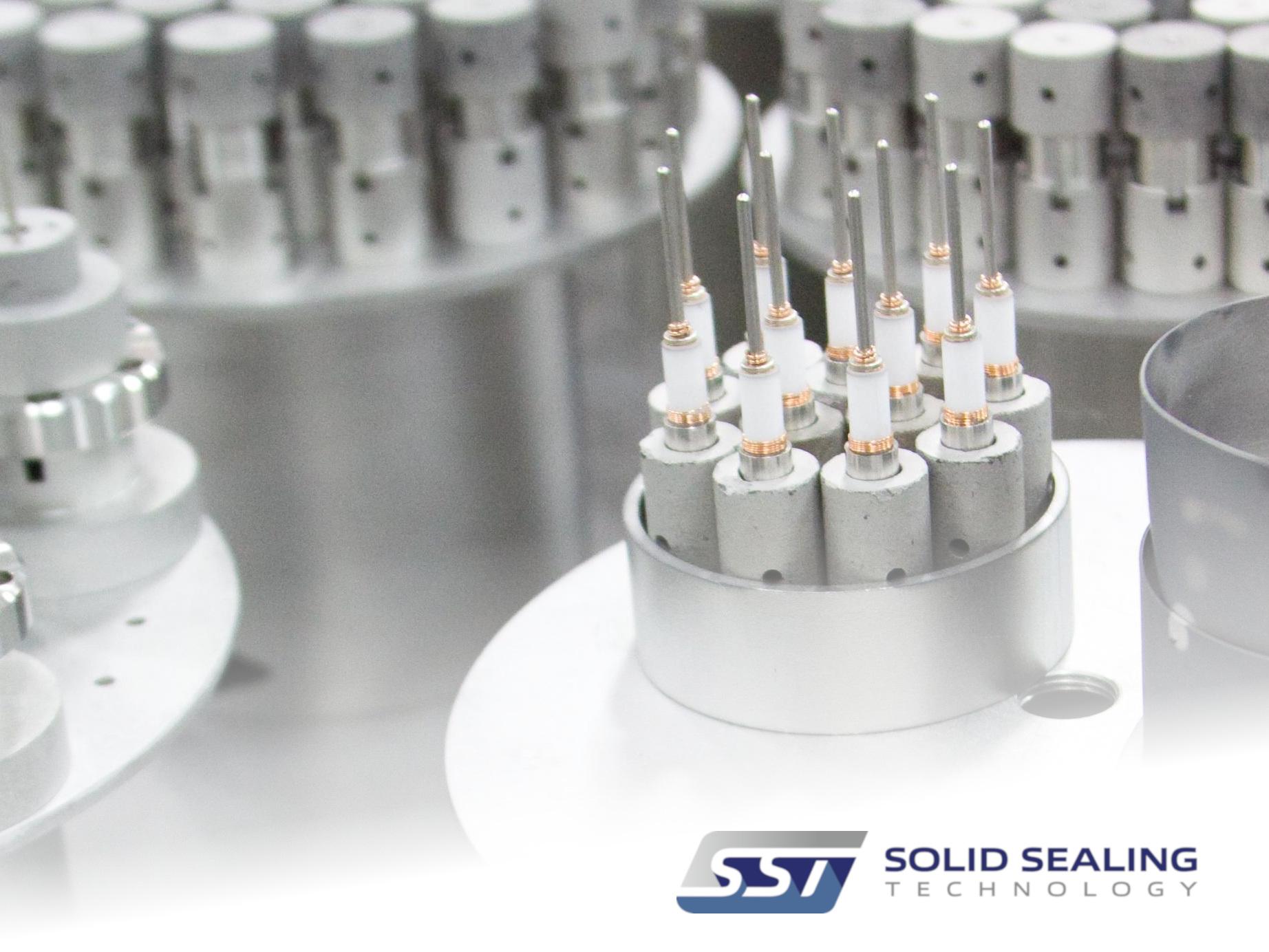 SST parts with company logo